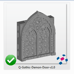 Demon Door – Printable Scenery