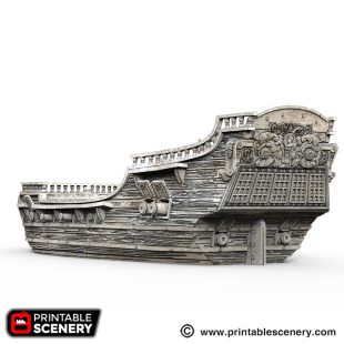 Frigate Mk2 - Printable Scenery
