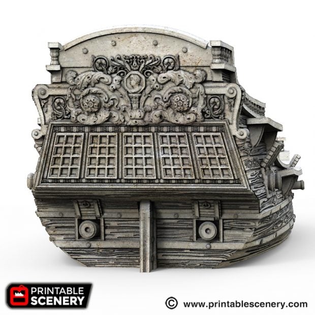 Frigate Mk2 - Printable Scenery