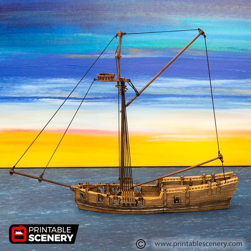 Skiff - Printable Scenery