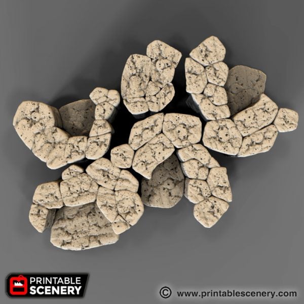 Stackable Printable Rocks