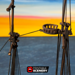 Frigate Mk2 - Printable Scenery