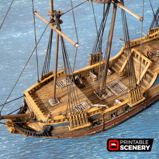 Frigate Mk2 - Printable Scenery