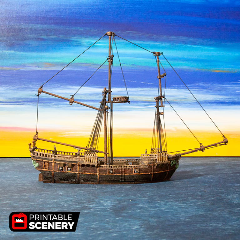 Frigate Mk2 - Printable Scenery