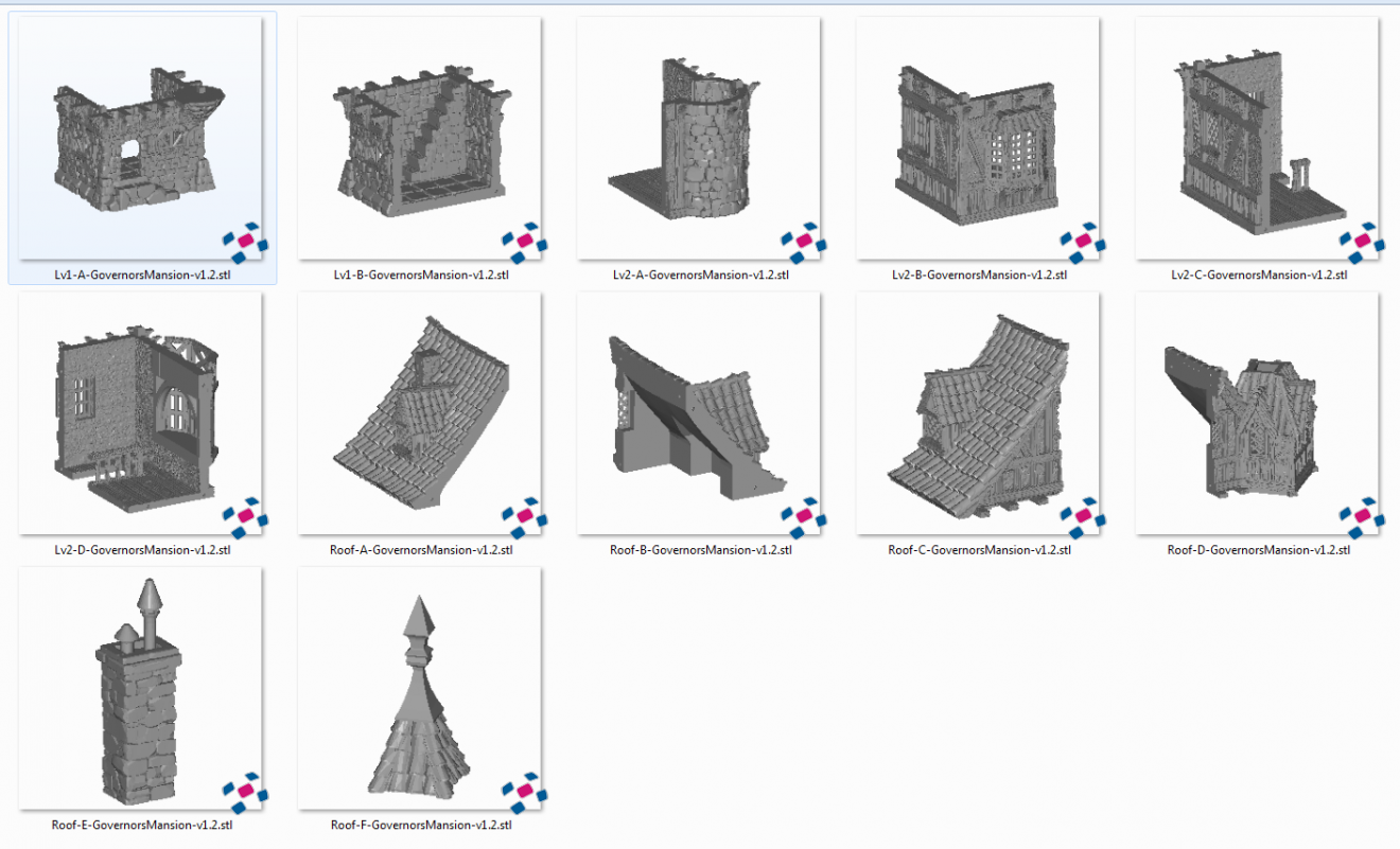 Governor's Mansion - Printable Scenery