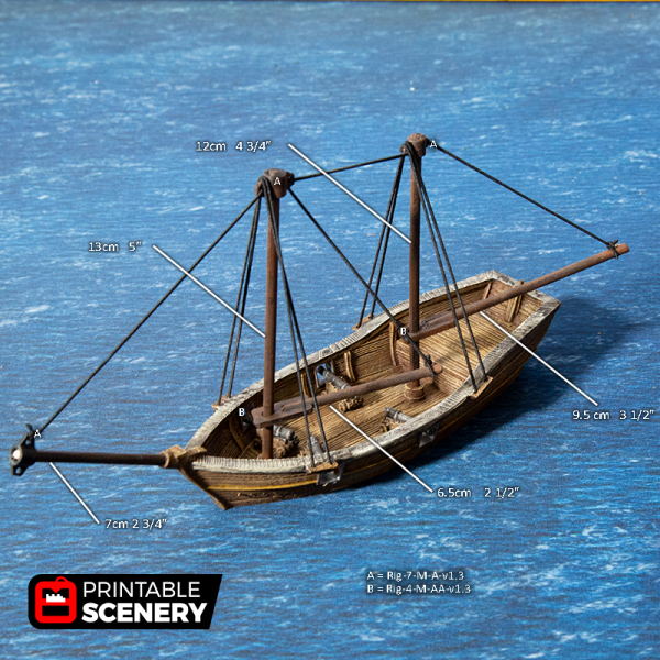 Skiff 3D printable