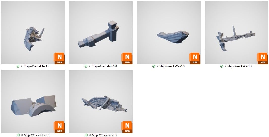 Sunken Wrecks