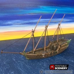 Galleon - Printable Scenery