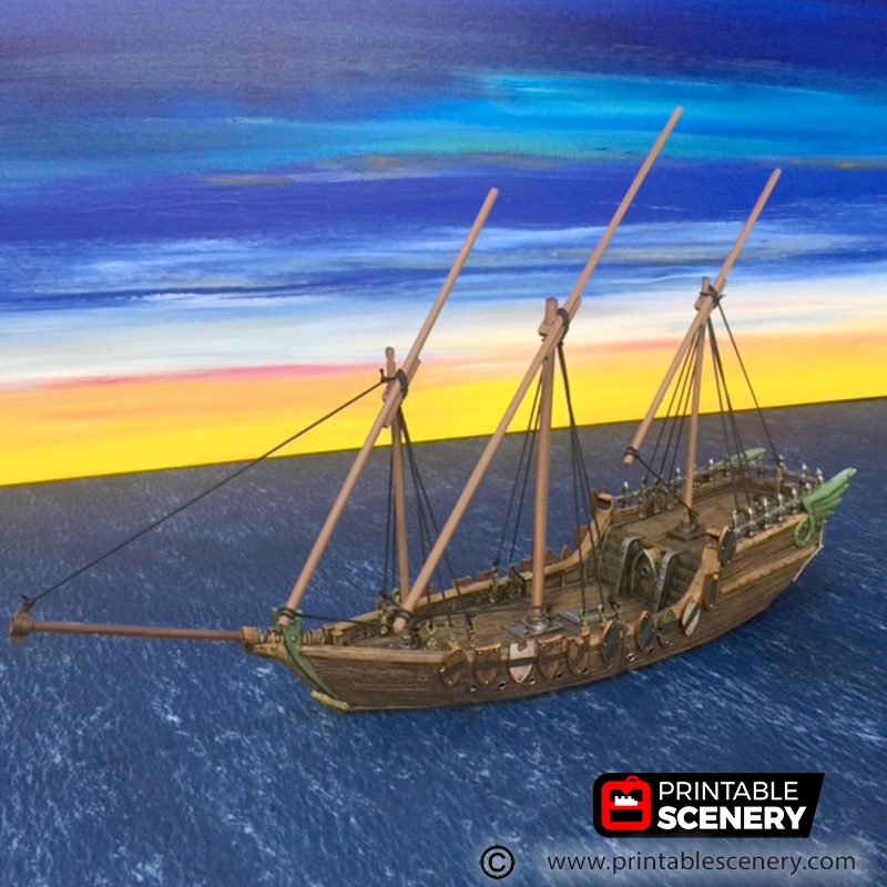 3D Printable Frigate