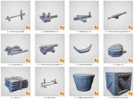 Flying Frigate - Printable Scenery