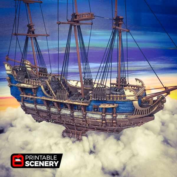 Flying Frigate 3D printable