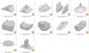 Flying Frigate - Printable Scenery