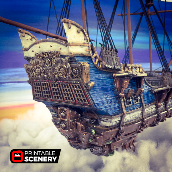 Flying Frigate 3D printable