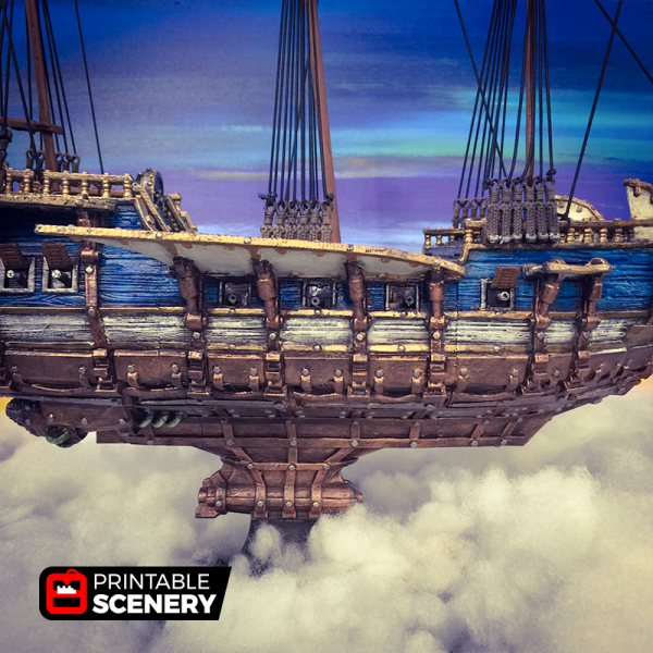 Flying Frigate 3D printable