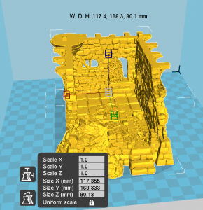 Ruined Governor's Mansion - Printable Scenery