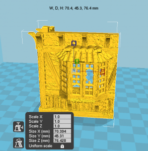 Ruined Governor's Mansion - Printable Scenery