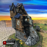 Ruined Governor's Mansion - Printable Scenery
