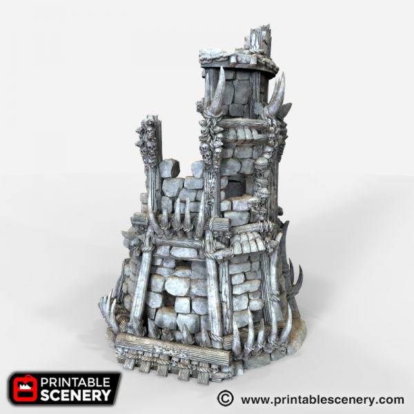 Ruined Tribal Fort Printable