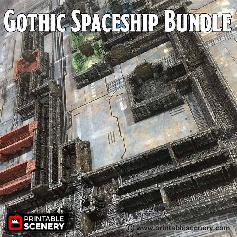 Gothic Spaceship Bundle (30mm tiles)