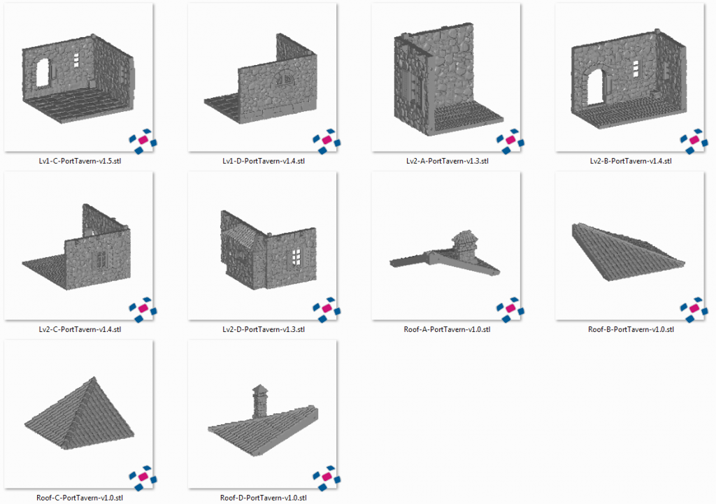 Port Tavern - Printable Scenery