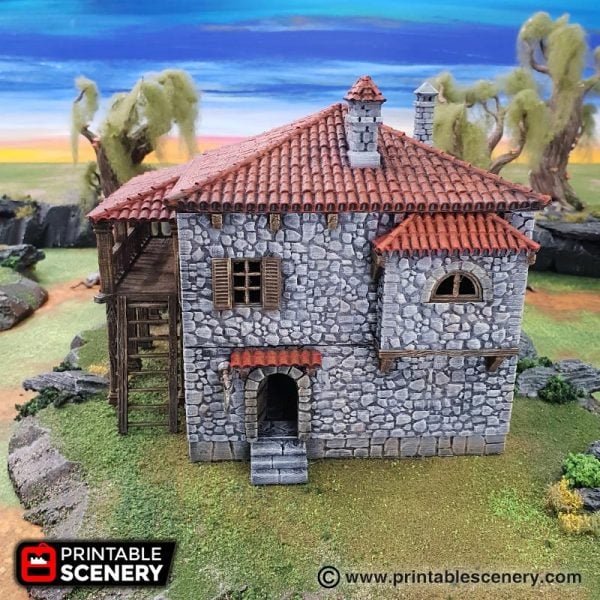 Port Tavern 3d printable Caribbean warhammer age of sigmar dungeons and dragons