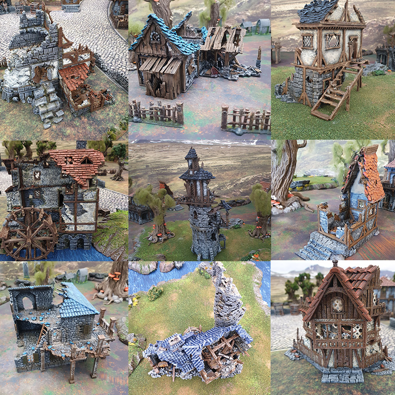 Winterdale Ruins II Bundle - Printable Scenery
