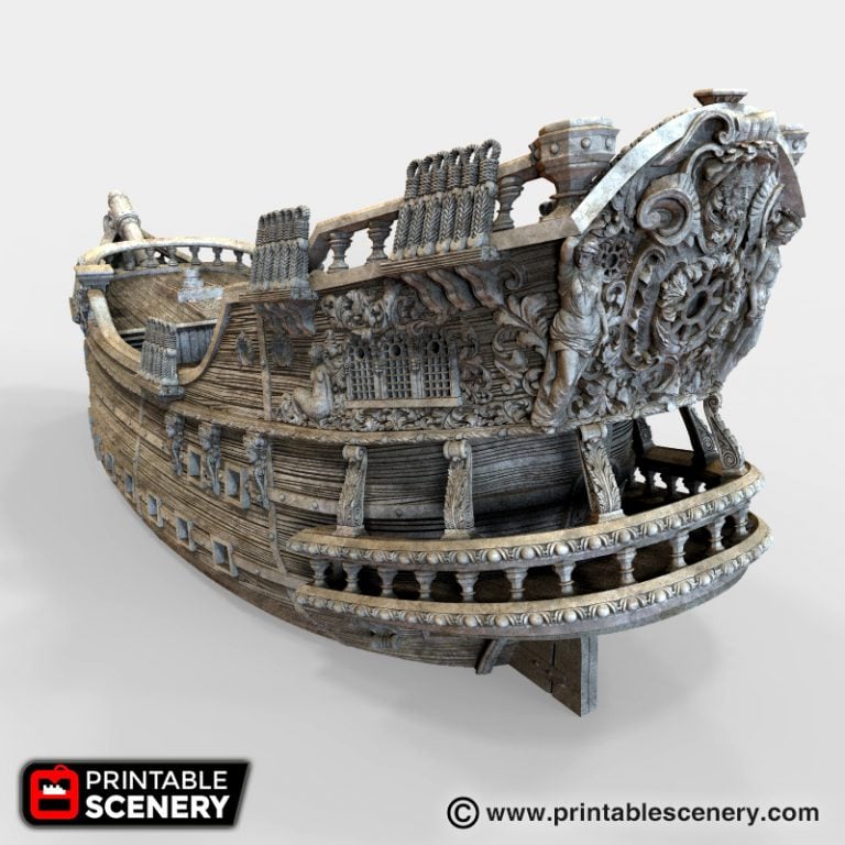 Galleon - Printable Scenery