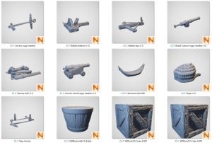 Galleon - Printable Scenery