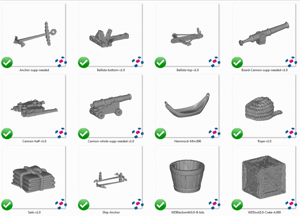 Galleon - Printable Scenery