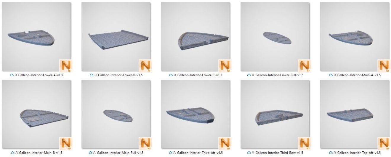 Galleon - Printable Scenery