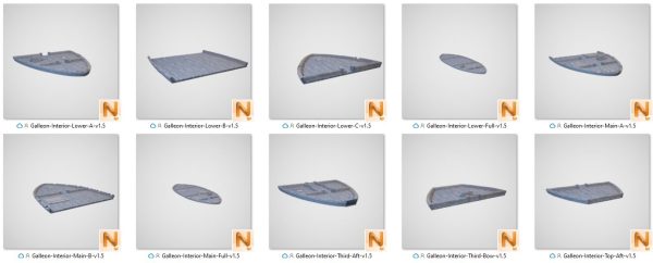 Galleon - Printable Scenery