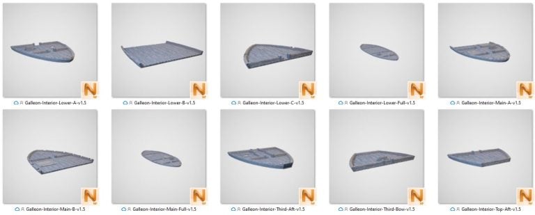 Galleon - Printable Scenery