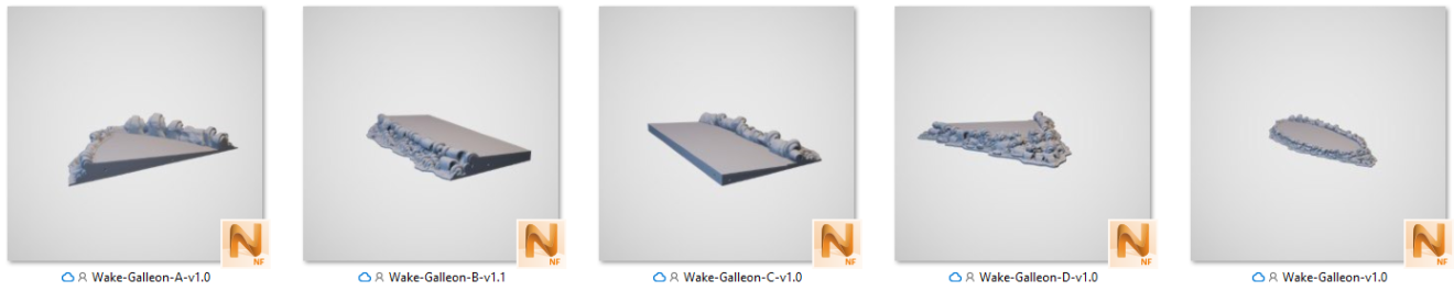 Galleon - Printable Scenery
