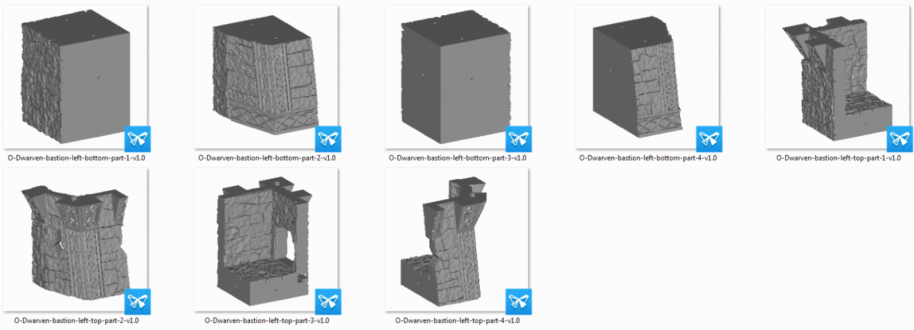 Ironhelm Bastions - Printable Scenery