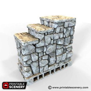 Rough Stone Stairs Printable
