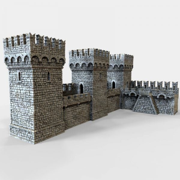 Port Winterdale Bastion and Ramparts 3D printable