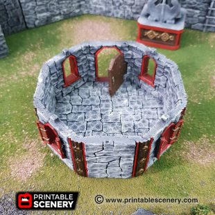 Dwarven House - Printable Scenery