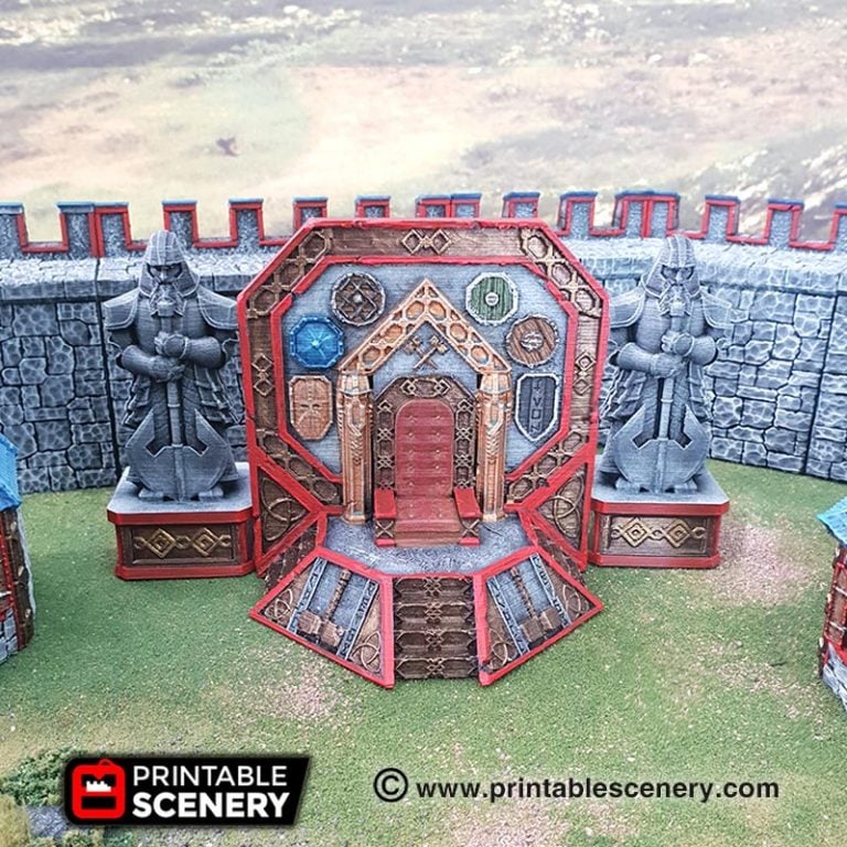 Ironhelm Fortress - Printable Scenery