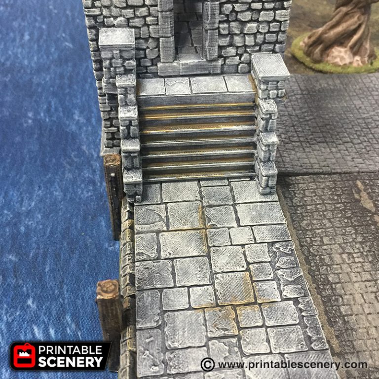 Port Winterdale Docks - Printable Scenery