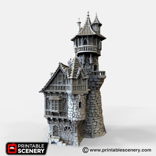 Sorcerer Tower 3D printable