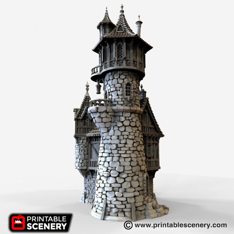 Sorcerer's Tower - Printable Scenery