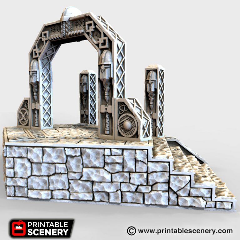 Dwarven Portal - Printable Scenery