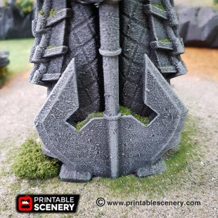 Dwarven Statue - Printable Scenery