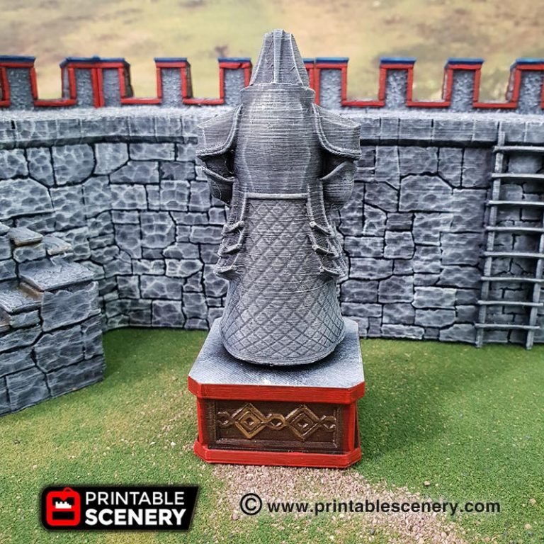 Dwarven Statue - Printable Scenery