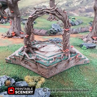 Elven Portal - Printable Scenery