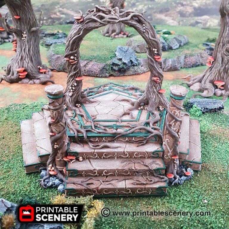 Elven Portal - Printable Scenery