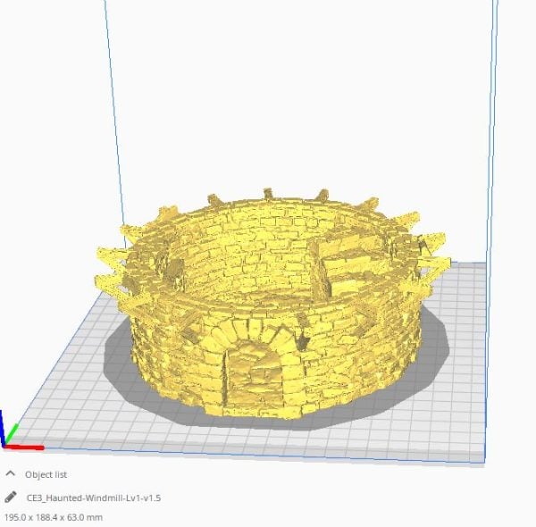 3D Printed Haunted Windmill Age of Sigmar Dnd Dungeons and Dragons frostgrave mordheim tabletop games