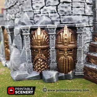 Ironhelm Fortress - Printable Scenery
