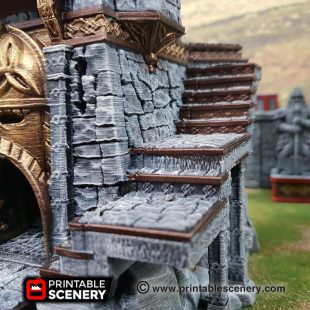 Ironhelm Fortress - Printable Scenery