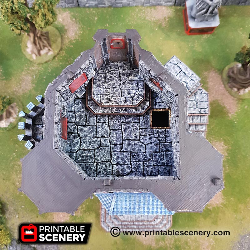 thumbnail interactive-video image 1 of Dungeon Chunks Big Dungeon Castle Set – 28mm Painted Terrain – D&D Pathfinder 1 of 2